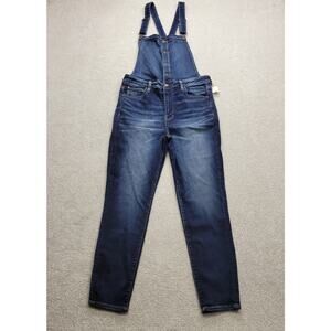 American Eagle Outfitters Next Level Stretch Women’s Blue Denim Overalls Size 14